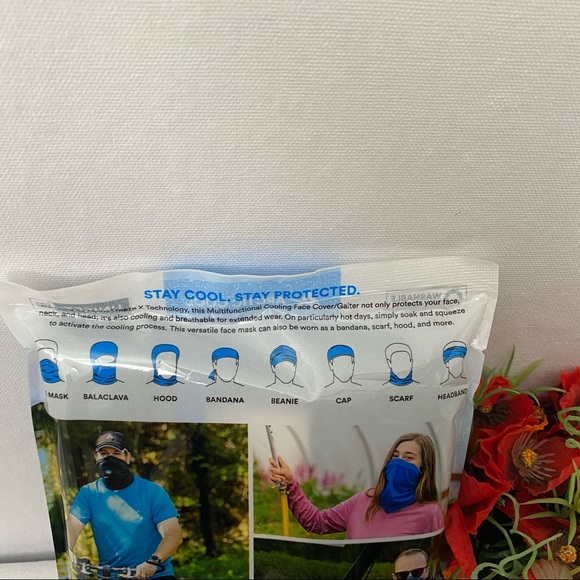 Arctic Cool Unisex Cool Face Cover/Gaiter,NWT - Picture 4 of 5